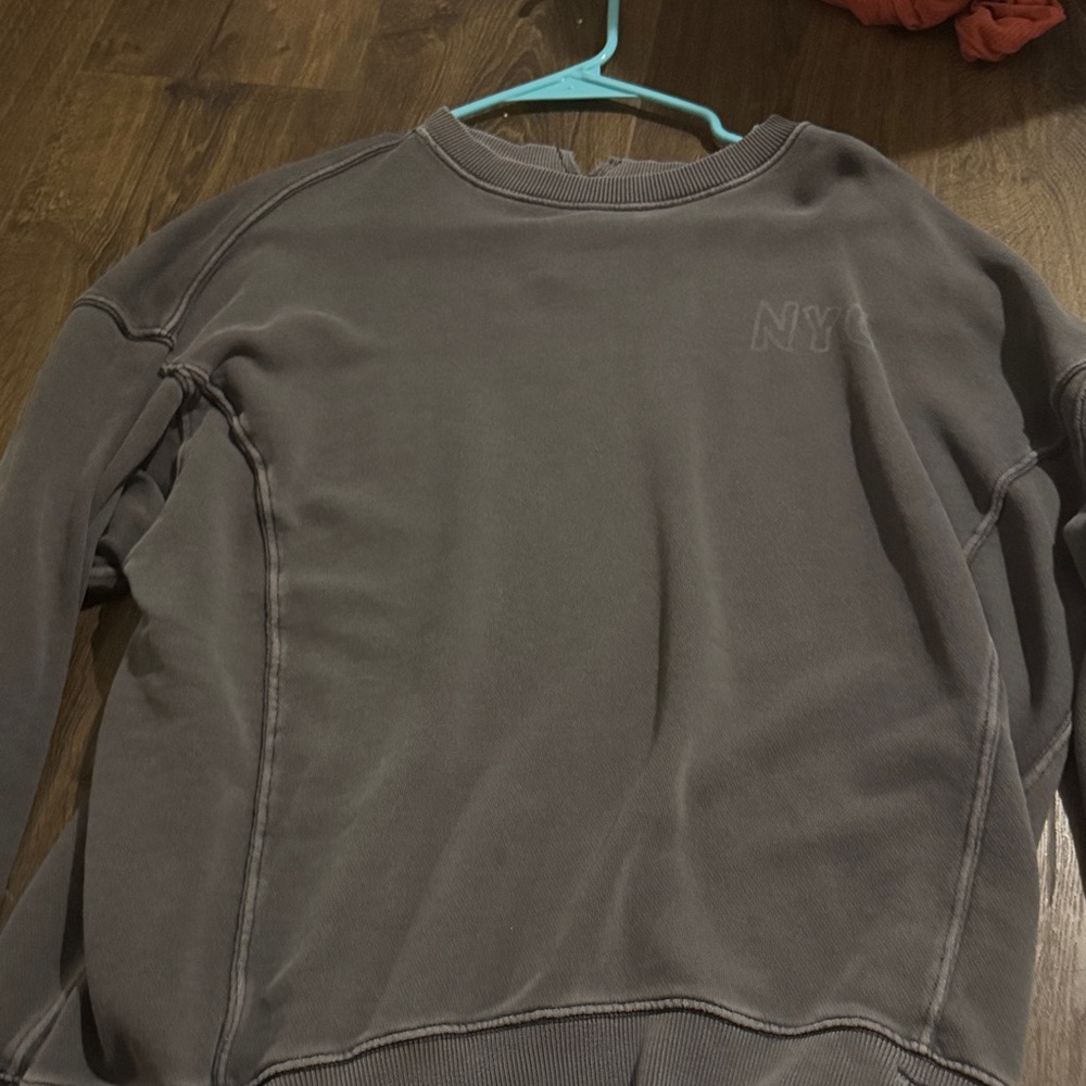 Aerie Men's Charcoal Crewneck Sweater